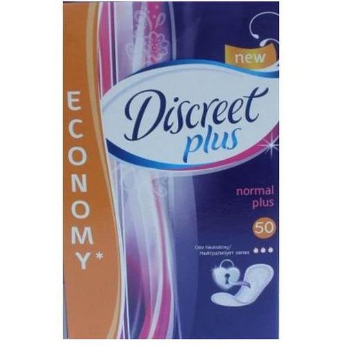 DISCREET ZONE PLUS ПРОКЛАДКИ ГИГИЕНИЧЕСКИЕ ЕЖЕДНЕВНЫЕ NORMAL PLUS ПРОКЛАДКИ ЖЕНСКИЕ ГИГИЕНИЧЕСКИЕ ЕЖЕДНЕВНЫЕ №50