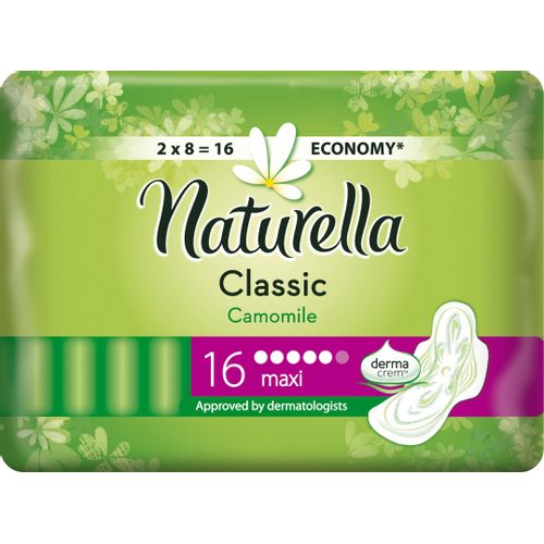 NATURELLA CLASSIC ПРОКЛАДКИ MAXI ПРОКЛАДКИ ЖЕНСКИЕ ГИГИЕНИЧЕСКИЕ MAXI №16