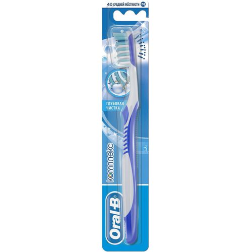 ORAL-B З/ЩЕТКА КОМПЛЕКС ГЛУБОКАЯ ЧИСТКА 40 СРЕДНЯЯ ЗУБНАЯ ЩЕТКА   №1
