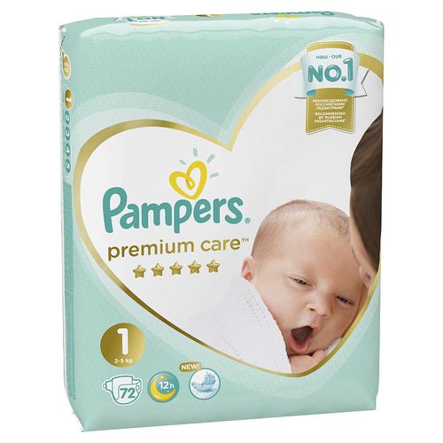 PAMPERS PREMIUM CARE ПОДГУЗНИКИ 1 NEWBORN 2-5КГ ПОДГУЗНИКИ ДЕТСКИЕ №72