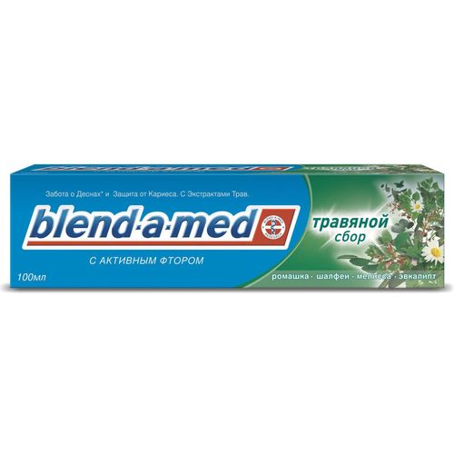 BLEND-A-MED З/ПАСТА ТРАВЯНОЙ СБОР ЗУБНАЯ ПАСТА КОМПЛЕКСНАЯ 100 МЛ №1