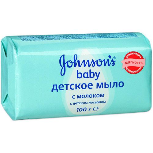 JOHNSONS МЫЛО С ЭКСТ НАТУР МОЛОКА КОСМЕТИЧЕСКОЕ МЫЛО 100 Г №1