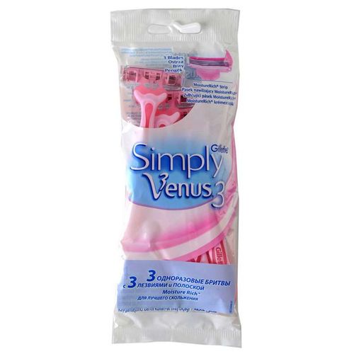 GILLETTE VENUS SIMPLY 3 БРИТВА ОДНОРАЗОВАЯ СТАНОК ДЛЯ БРИТЬЯ ОДНОРАЗОВЫЙ   №3