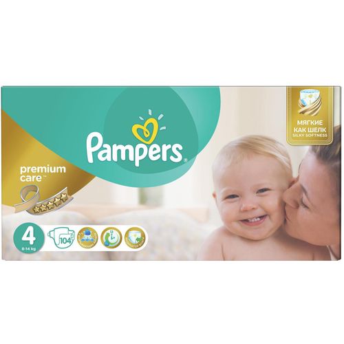 PAMPERS PREMIUM CARE ПОДГУЗНИКИ 4 MAXI 8-14КГ ПОДГУЗНИКИ ДЕТСКИЕ №104