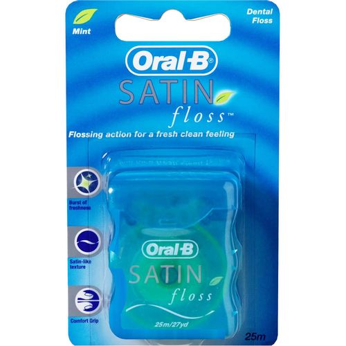 ORAL-B З/НИТЬ SATIN FLOSS ЗУБНАЯ НИТЬ 25 М №1