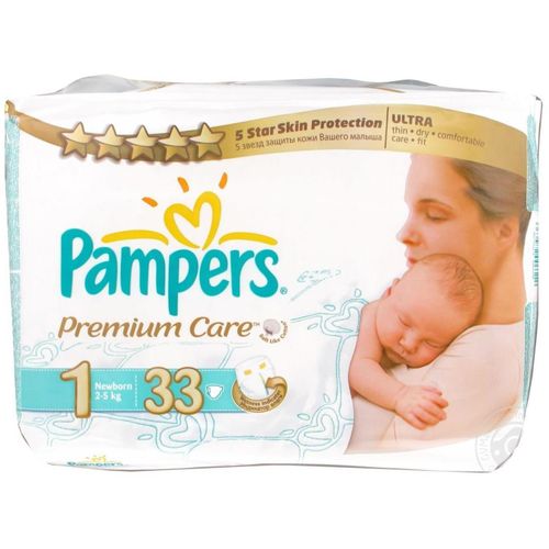 PAMPERS PREMIUM CARE ПОДГУЗНИКИ 1 NEWBORN 2-5КГ ПОДГУЗНИКИ ДЕТСКИЕ №33