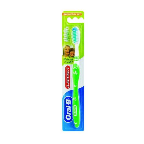 ORAL-B З/ЩЕТКА 3-EFFECT НАТУРАЛЬНАЯ СВЕЖЕСТЬ 40 СРЕДНЯЯ ЗУБНАЯ ЩЕТКА   №1