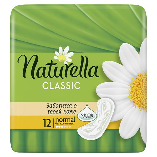 NATURELLA CLASSIC ПРОКЛАДКИ NORMAL ПРОКЛАДКИ ЖЕНСКИЕ ГИГИЕНИЧЕСКИЕ NORMAL №12