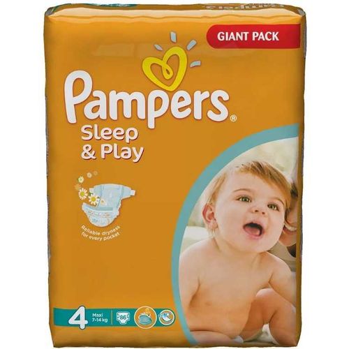 PAMPERS SLEEP & PLAY ПОДГУЗНИКИ 4 MAXI 7-14КГ ПОДГУЗНИКИ ДЕТСКИЕ №86