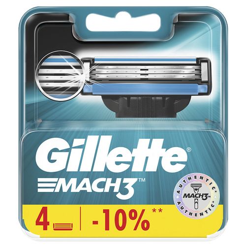 GILLETTE MACH3 СМЕННАЯ КАССЕТА Д/БРИТЬЯ КАССЕТЫ №4