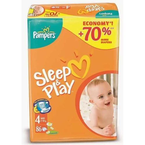 PAMPERS SLEEP & PLAY ПОДГУЗНИКИ 4 MAXI 7-18КГ ПОДГУЗНИКИ ДЕТСКИЕ №86
