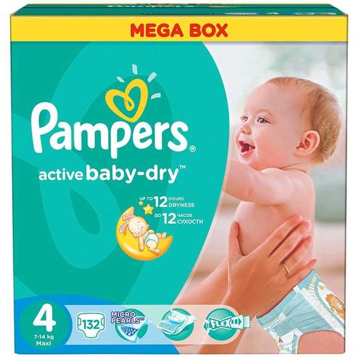 PAMPERS ACTIVE BABY ПОДГУЗНИКИ 4 MAXI 7-18КГ ПОДГУЗНИКИ ДЕТСКИЕ №132