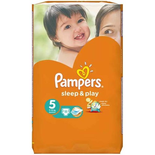 PAMPERS SLEEP & PLAY ПОДГУЗНИКИ 5 JUNIOR 11-18КГ ПОДГУЗНИКИ ДЕТСКИЕ №11