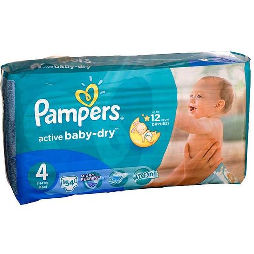 PAMPERS ACTIVE BABY ПОДГУЗНИКИ 4 MAXI 7-18КГ ПОДГУЗНИКИ ДЕТСКИЕ №54