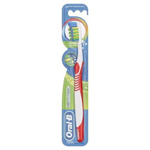 ORAL-B З/ЩЕТКА КОМПЛЕКС ГЛУБОКАЯ ЧИСТКА АНТИБАКТЕРИАЛЬНАЯ 40 СРЕДНЯЯ ЗУБНАЯ ЩЕТКА   №1