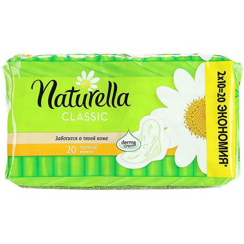 NATURELLA CLASSIC ПРОКЛАДКИ NORMAL ПРОКЛАДКИ ЖЕНСКИЕ ГИГИЕНИЧЕСКИЕ NORMAL №20
