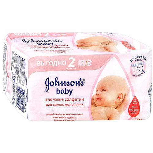 JOHNSONS САЛФЕТКИ ВЛАЖНЫЕ НЕЖНАЯ ЗАБОТА САЛФЕТКИ ВЛАЖНЫЕ ДЕТСКИЕ   №128