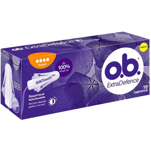 O.B. EXTRA DEFENCE SUPER ТАМПОНЫ ТАМПОНЫ SUPER №16
