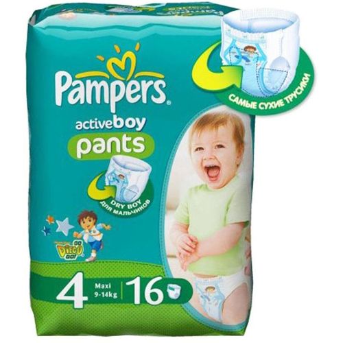 PAMPERS ACTIVE GIRL ТРУСИКИ 4 MAXI 9-14КГ ПОДГУЗНИКИ ДЕТСКИЕ-ТРУСЫ №16