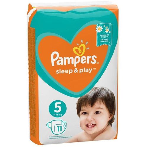 PAMPERS SLEEP & PLAY ПОДГУЗНИКИ 5 JUNIOR 11-16КГ ПОДГУЗНИКИ ДЕТСКИЕ №11