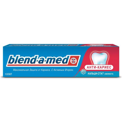 BLEND-A-MED АНТИ-КАРИЕС КАЛЬЦИ-СТАТ З/ПАСТА СВЕЖЕСТЬ ЗУБНАЯ ПАСТА ОСВЕЖАЮЩАЯ 100 МЛ №1