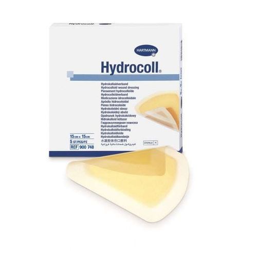 HYDROCOLL ПОВЯЗКА ГИДРОКОЛЛОИДНАЯ АБСОРБИРУЮЩАЯ 15 СМ X 15 СМ ПОВЯЗКИ   №5