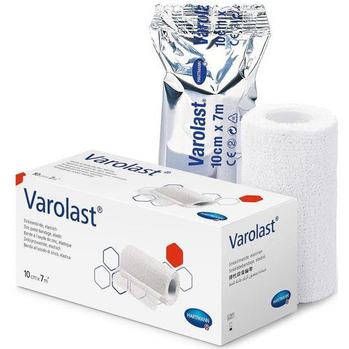 VAROLAST БИНТ ЭЛАСТИЧНЫЙ С ЦИНКОВОЙ МАЗЬЮ (7.0 М X 10.0 СМ) БИНТ ЭЛАСТИЧНЫЙ №1