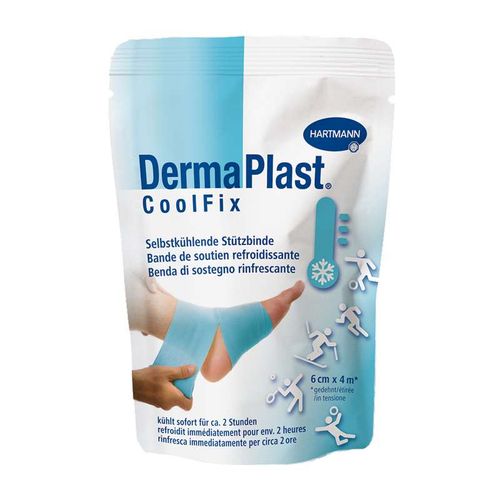 DERMAPLAST COOLFIX БИНТ КОМПРЕССИОННЫЙ ОХЛАЖДАЮЩИЙ 6СМ Х 4М БИНТ КОМПРЕССИОННЫЙ №1