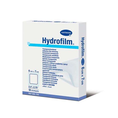 HYDROFILM ПОВЯЗКА ПРОЗРАЧНАЯ САМОФИКСИРУЮЩАЯ 6 СМ X 7 СМ ПОВЯЗКИ   №100