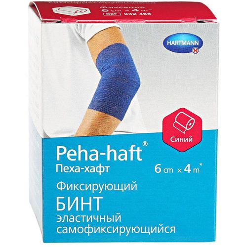 PEHA-HAFT LATEXFREE БИНТ ЭЛАСТИЧНЫЙ КОГЕЗИВНЫЙ БЕЛЫЙ (4.0 М X 6.0 СМ) БИНТ ЭЛАСТИЧНЫЙ №1