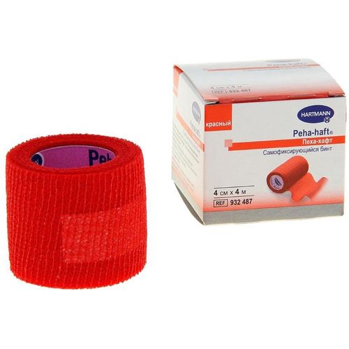 PEHA-HAFT LATEXFREE БИНТ ЭЛАСТИЧНЫЙ КОГЕЗИВНЫЙ БЕЛЫЙ (4.0 М X 4.0 СМ) БИНТ САМОФИКСИРУЮЩИЙСЯ №1