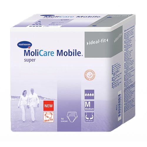 MOLICARE MOBILE SUPER M (80-120 СМ) ВПИТ 1950 МЛ ПОДГУЗНИКИ-ТРУСЫ УРОЛОГИЧЕСКИЕ   №14