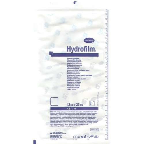 HYDROFILM ПОВЯЗКА ПРОЗРАЧНАЯ САМОФИКСИРУЮЩАЯ 12 СМ X 25 СМ ПОВЯЗКИ ПЛАСТЫРНОГО ТИПА   №1