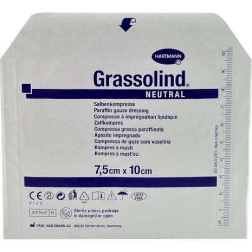GRASSOLIND ПОВЯЗКА МАЗЕВАЯ ИЗ КРУПНОЯЧЕИСТОЙ МАРЛИ 7.5 СМ X 10 СМ ПОВЯЗКИ   №1