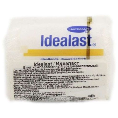 IDEALAST БИНТ ЭЛАСТИЧНЫЙ НЕКОГЕЗИВНЫЙ НИЗКОЙ (МАЛОЙ) РАСТЯЖИМОСТИ (5.0 М X 6.0 СМ) БИНТ ЭЛАСТИЧНЫЙ №1