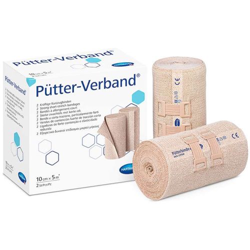 PUTTER-VERBAND БИНТ КОМПРЕССИОННЫЙ ДЛЯ ПЕРЕКРЕСТНОЙ ПЕРЕВЯЗОЧНОЙ ТЕХНИКИ (5.0 М X 10.0 СМ) БИНТ КОМПРЕССИОННЫЙ №2