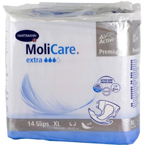 MOLICARE PREMIUM EXTRA SOFT ПОДГУЗНИКИ 2400 МЛ XL ПОДГУЗНИКИ УРОЛОГИЧЕСКИЕ   №14
