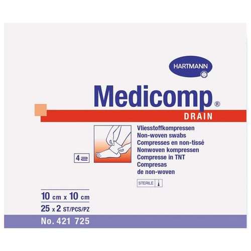 MEDICOMP САЛФЕТКИ СТЕР 10СМ Х 10СМ САЛФЕТКИ СТЕРИЛЬНЫЕ   №2