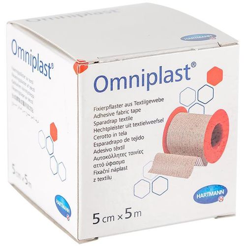 OMNIPLAST ПЛАСТЫРЬ ФИКСИРУЮЩИЙ ГИПОАЛЛЕРГЕННЫЙ ИЗ ТЕКСТИЛЬНОЙ ТКАНИ ТЕЛЕСНОГО ЦВЕТА 5.0 М X 5.0 СМ ПЛАСТЫРЬ НА ТКАНЕВОЙ ОСНОВЕ №1