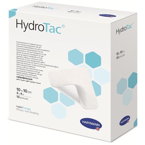 HYDROTAC ПОВЯЗКА ГУБЧАТАЯ ГИДРОФИЛЬНАЯ 10 Х 10 СМ ПОВЯЗКИ   №10