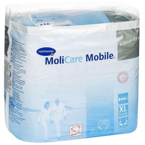 MOLICARE MOBILE XL (150-180 СМ) ВПИТ 2000 МЛ ПОДГУЗНИКИ-ТРУСЫ УРОЛОГИЧЕСКИЕ   №14