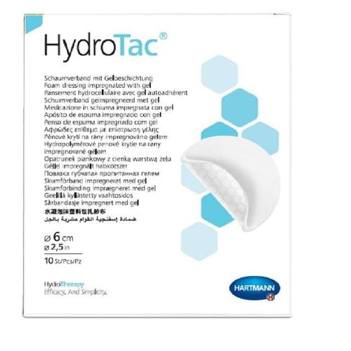HYDROTAC ПОВЯЗКА ГУБЧАТАЯ ГИДРОФИЛЬНАЯ ДИАМЕТР 6 CM ПОВЯЗКИ   №10