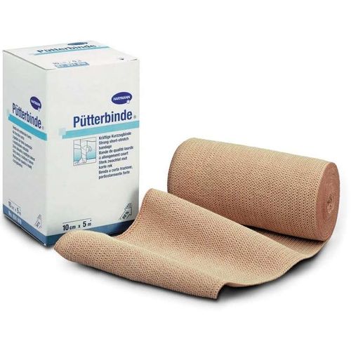 PUTTERBINDE БИНТ КОМПРЕССИОННЫЙ ДЛЯ ПЕРЕКРЕСТНОЙ ПЕРЕВЯЗОЧНОЙ ТЕХНИКИ (5.0 М X 10.0 СМ) БИНТ КОМПРЕССИОННЫЙ №1