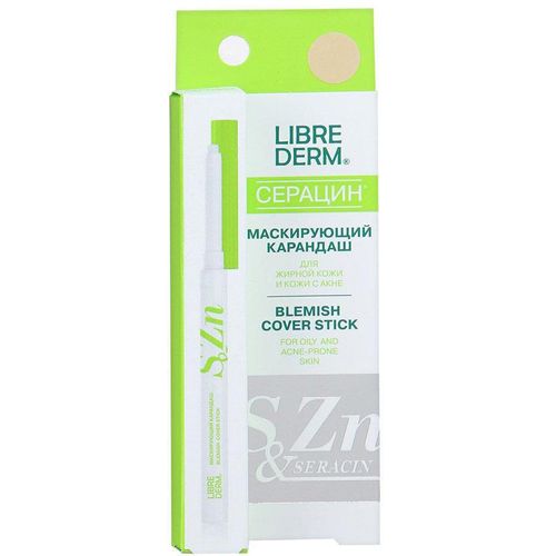 LIBREDERM СЕРАЦИН КАРАНДАШ МАСКИРУЮЩИЙ КОСМЕТИЧЕСКИЙ КАРАНДАШ  0,22 Г №1