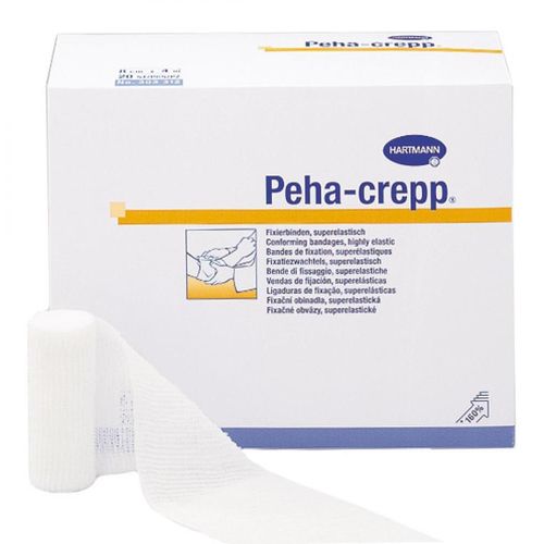PEHA-CREPP БИНТ ЭЛАСТИЧНЫЙ ФИКСИРУЮЩИЙ ВЫСОКОЙ РАСТЯЖИМОСТИ (4.0 М X 4.0 СМ) БИНТ ЭЛАСТИЧНЫЙ №1