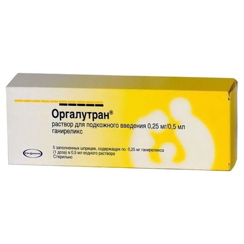 ОРГАЛУТРАН РАСТВОР ДЛЯ ПОДКОЖНОГО ВВЕДЕНИЯ 0,25 МГ/0,5 МЛ   №1