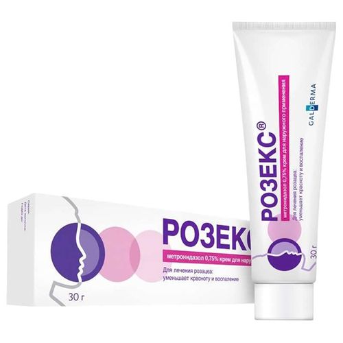 РОЗЕКС КРЕМ ДЛЯ НАРУЖНОГО ПРИМЕНЕНИЯ 0,75% 30 Г №1