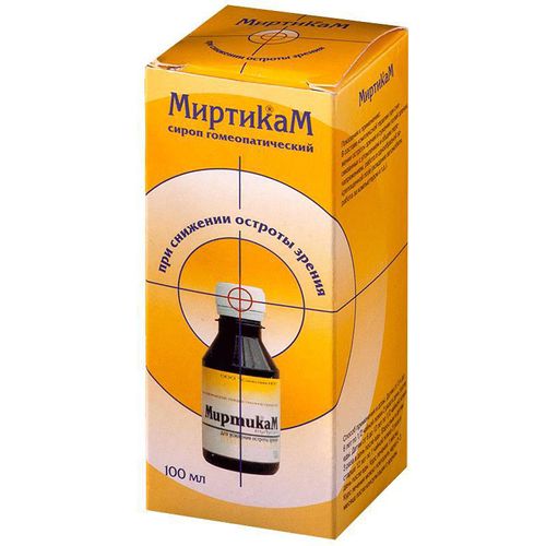 МИРТИКАМ СИРОП ГОМЕОПАТИЧЕСКИЙ 100 МЛ №1