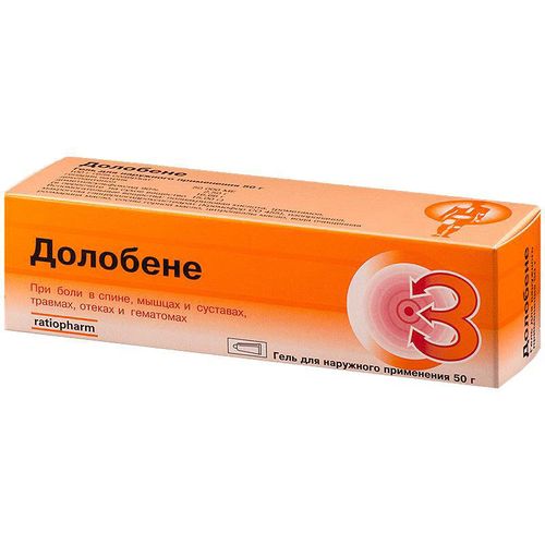 ДОЛОБЕНЕ ГЕЛЬ ДЛЯ НАРУЖНОГО ПРИМЕНЕНИЯ 50 Г №1