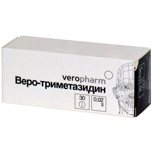 ВЕРО-ТРИМЕТАЗИДИН ТАБЛЕТКИ ПОКРЫТЫЕ ОБОЛОЧКОЙ 20 МГ   №30